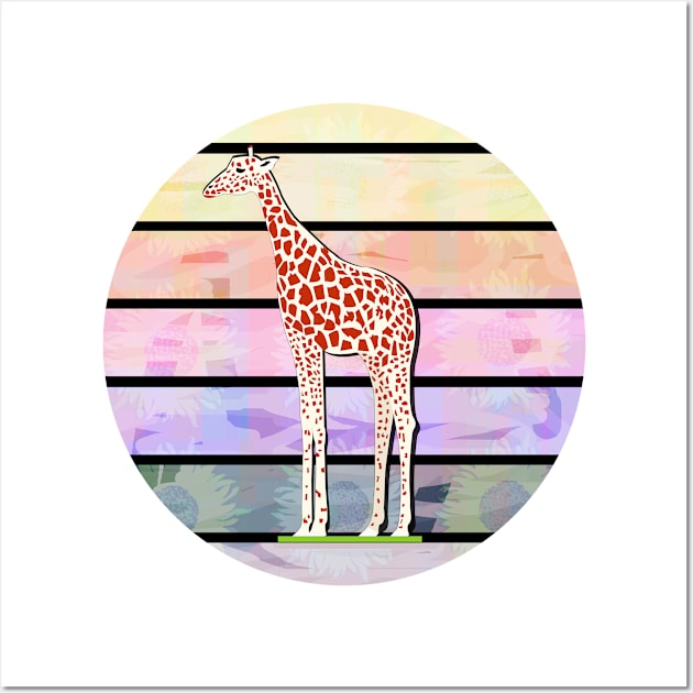 Beautiful Giraffe Wall Art by momomoma